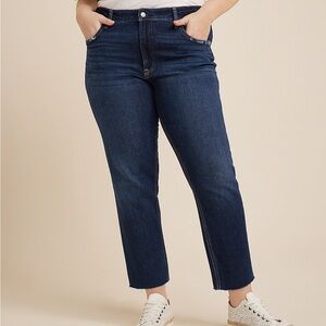 Maurice’s Women’s Plus Size Goldie Blues™ Dark Cheeky Taper Ankle Jean- Size 20W